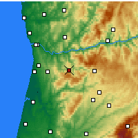 Nearby Forecast Locations - Arouca - Map