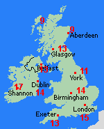 Forecast Fri Apr 19 United Kingdom