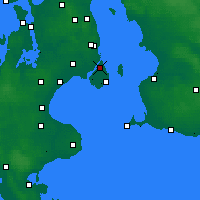 Nearby Forecast Locations - Copenhagen - Map