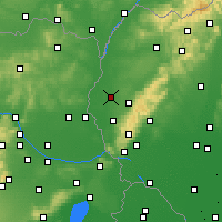 Nearby Forecast Locations - Trnava - Map
