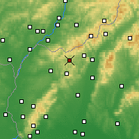 Nearby Forecast Locations - Myjava - Map