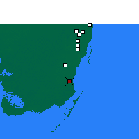 Nearby Forecast Locations - Homestead - Map