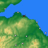 Nearby Forecast Locations - Dunbar - Map
