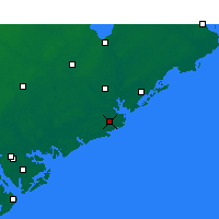 Nearby Forecast Locations - Charleston - Map