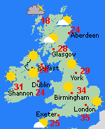 Forecast Sat Aug 13 United Kingdom